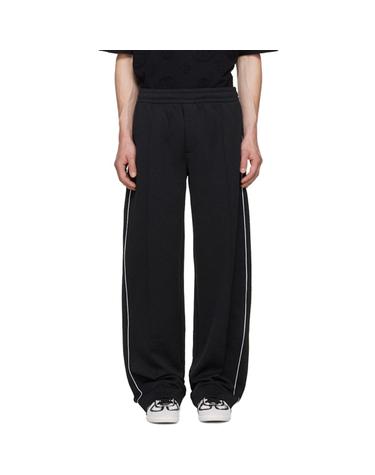 [해외직구] 카사블랑카 블랙 모노그램 트랙 팬츠 M PF26 JTR 327 01 TP874966269