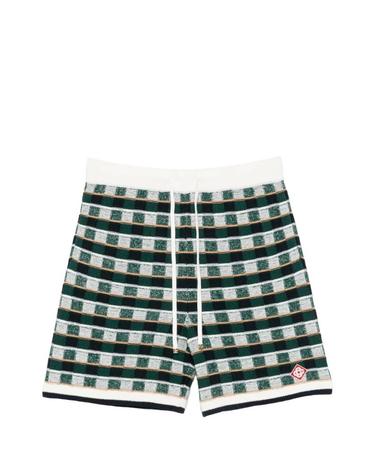 [해외직구] 26 FW 카사블랑카 그린 크로셰 모자이크 쇼츠 MPF26KW142601 TP459270999