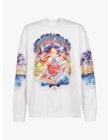 [해외직구] 26 FW 카사블랑카 graphic print long sleeve T shirt MAW26JTS10202 TP459407472