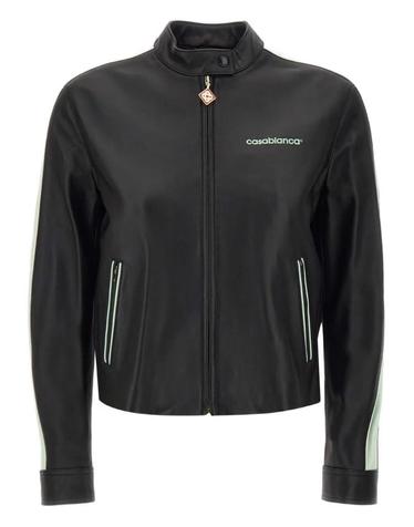 [해외직구] 26 FW 카사블랑카 레더 레이서 재킷 WPF25JK40001 TP460070261