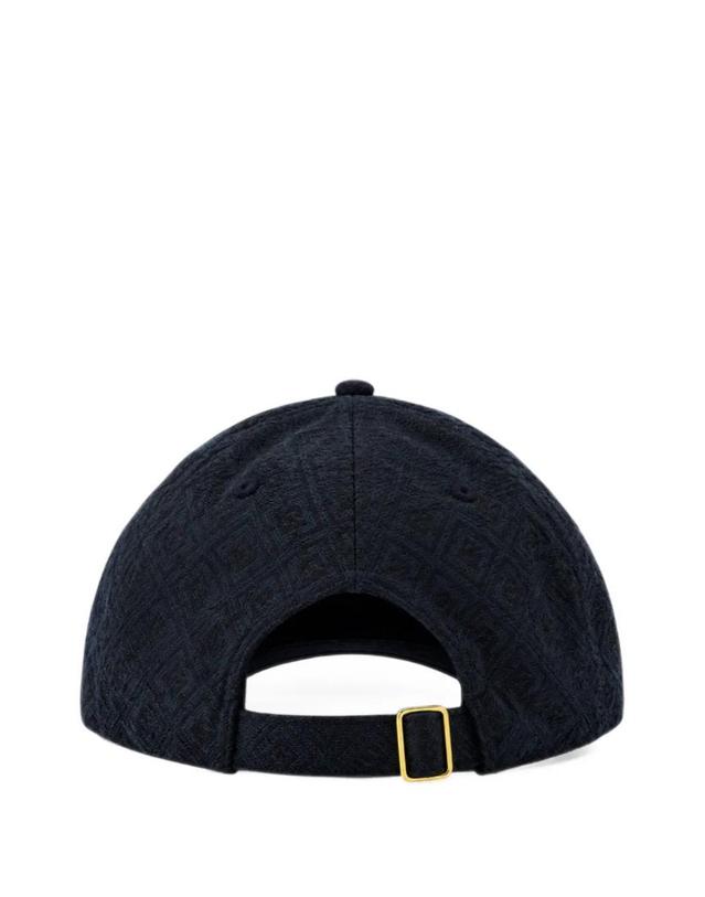 카사블랑카 [해외직구] 26 FW 카사블랑카 monogram jacquard baseball cap AHAT11901 TP459187294 착용컷