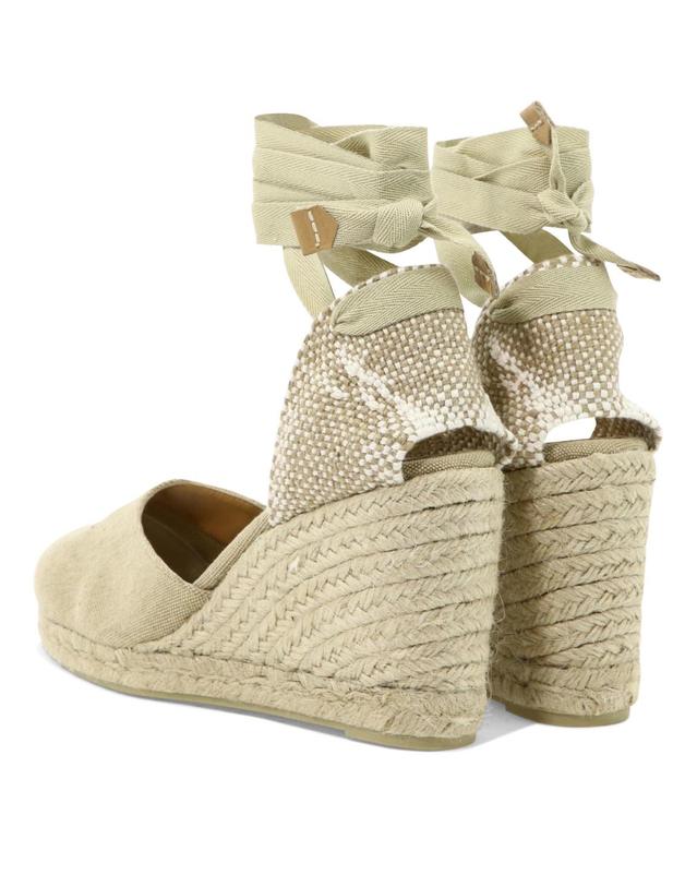 까스따네르 [해외직구] 26SS 까스따네르 Carina 90mm 하이 에스파드리유 CARINA8002SAND TP582231603 착용컷
