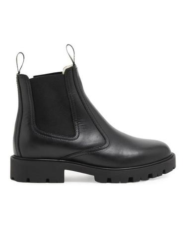 [해외직구] 26 FW 셀린느 Margaret 마가렛 로우힐 20mm 시어링 카프스킨 앵클 첼시부츠