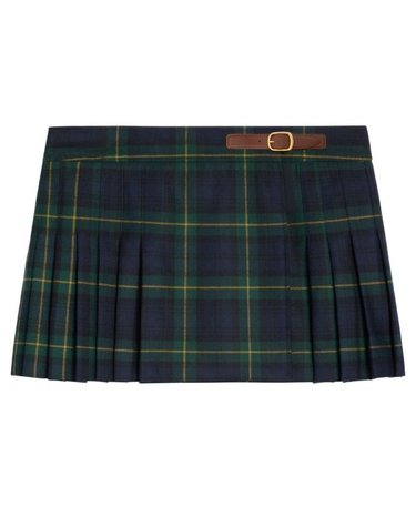 [해외직구] 26 FW 셀린느 Kilt 킬트 클래식핏 타탄 울 체크 미니스커트