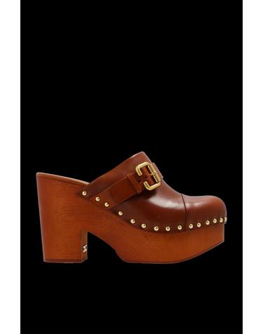[해외직구] 26FW 끌로에 Caramel 레더 Jeannette 클로그 CHC24A02TLT27T TP582127196