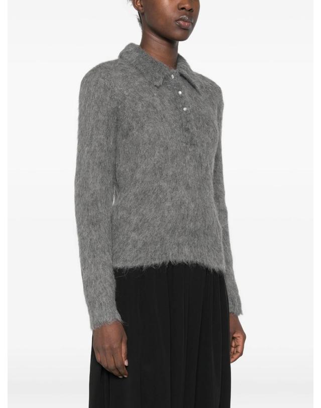 끌로에 [해외직구] 끌로에 polo jumper in an alpaca wool blend knit 12237179617544 TP724667444 착용컷