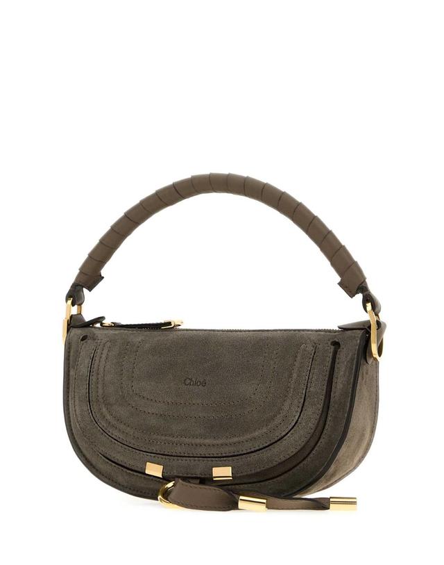 끌로에 [해외직구] 26FW 끌로에 다크 grey suede 미니 Marcie 숄더 백 CH26SP927P37031 TP582185318 착용컷