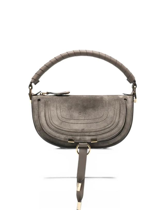 끌로에 [해외직구] 26FW 끌로에 다크 grey suede 미니 Marcie 숄더 백 CH26SP927P37031 TP582185318 착용컷