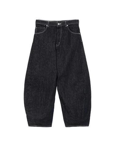 [해외직구] 꼼데가르송 contrast stitch wide leg jeans 12236702744840 TP725621149