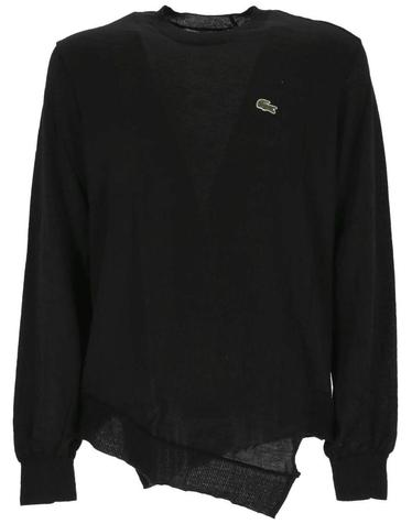 [해외직구] 26SS 꼼데가르송 x 라코스테 로고 자수 울 점퍼 FLN002W231 TP577853378