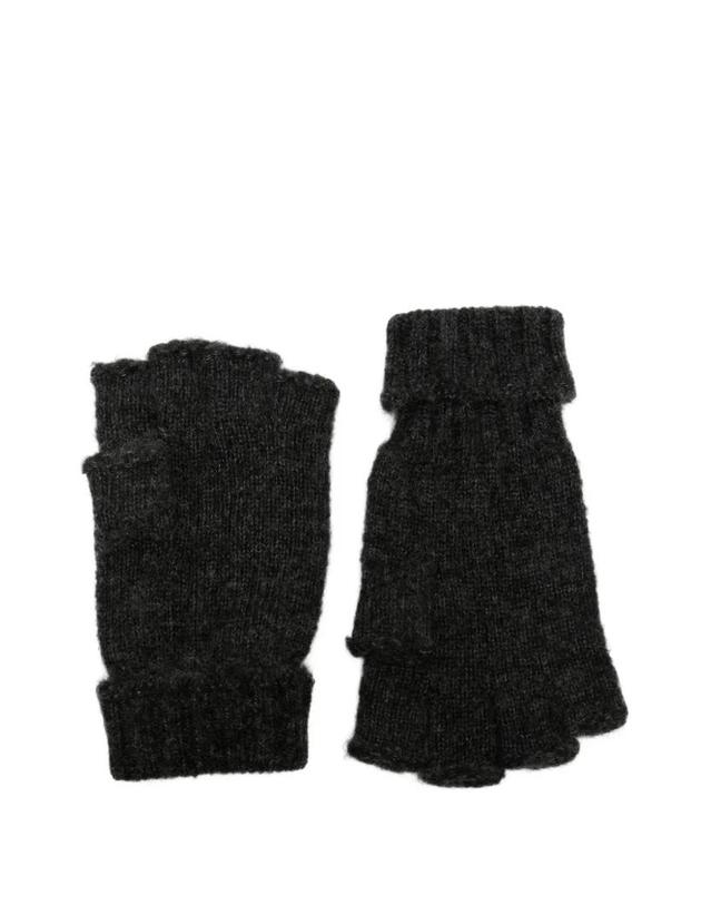 꼼데가르송 [해외직구] 26 FW 꼼데가르송 로고 패치 핑거리스 장갑 HRK701 TP458836655 착용컷