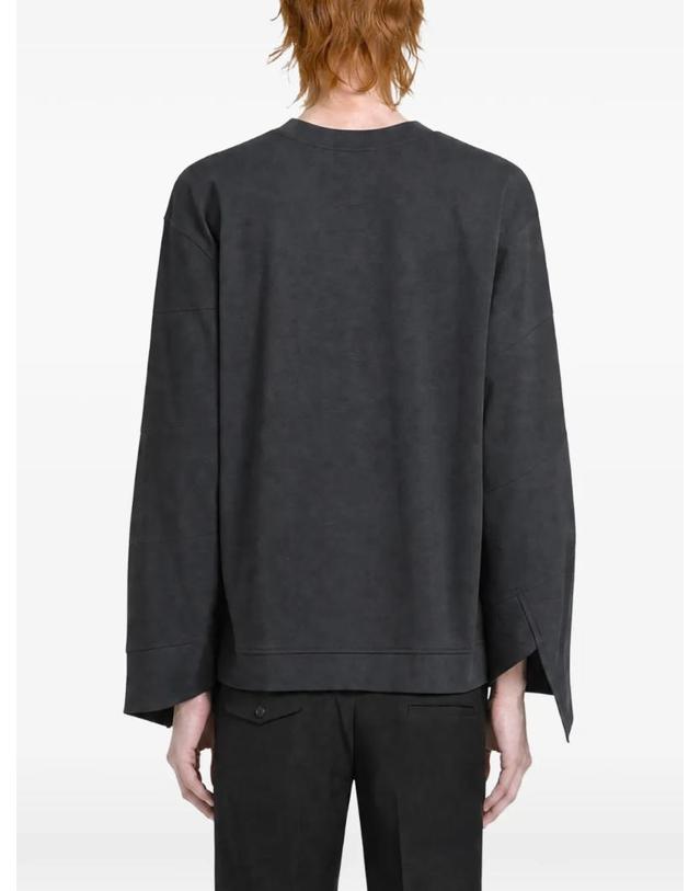 꼼데가르송 [해외직구] 26 FW 꼼데가르송 panelled flared sleeve sweatshirt PRT0151 TP459765474 착용컷