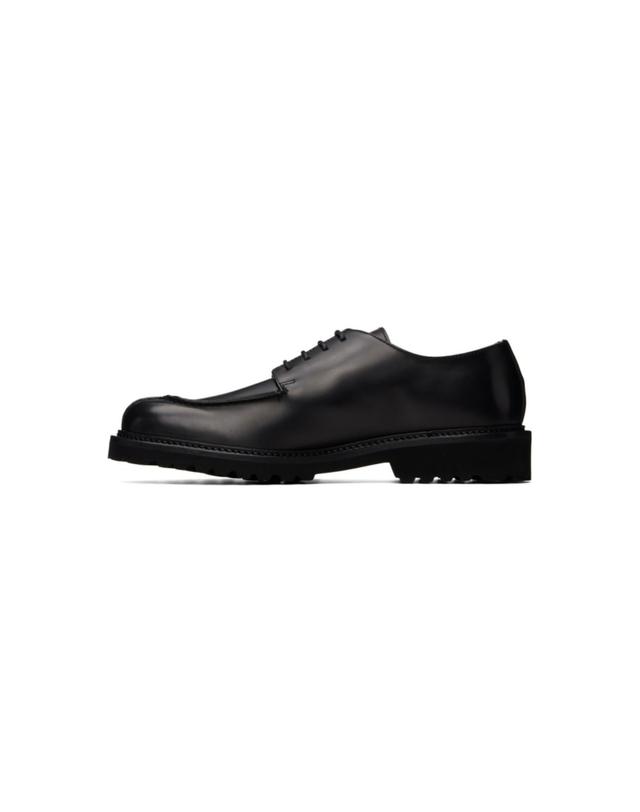 커먼 프로젝트 커먼프로잭트 [해외직구] 26 FW 커먼프로젝트 블랙 에이프런 더비 슈즈 262133M225001 착용컷