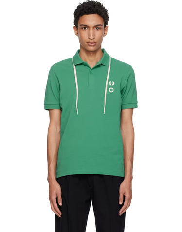 [해외직구] 26 FW 크레이그 그린 그린 Fred Perry 드로코드 칼라 폴로 셔츠 262735M212002
