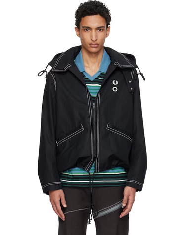 [해외직구] 크레이그 그린 블랙 Fred Perry 알파인 재킷 SJ2115 TP873573942