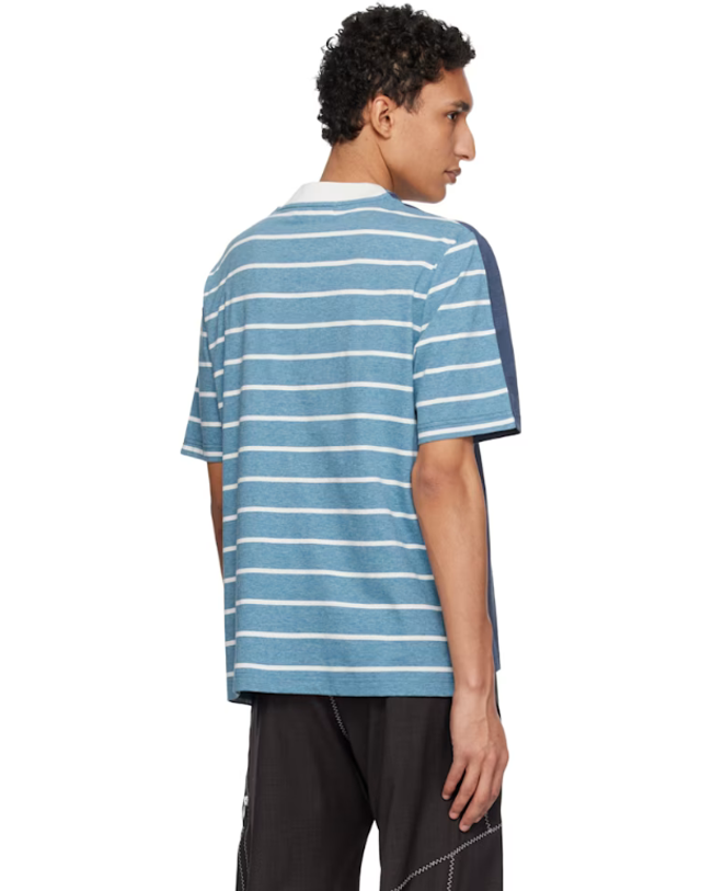 크레이그 그린 [해외직구] 크레이그 그린 블루 Fred Perry 하프 앤 하프 티셔츠 SM2126 TP873574273 착용컷