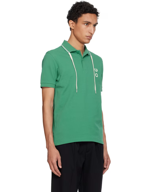 크레이그 그린 [해외직구] 26 FW 크레이그 그린 그린 Fred Perry 드로코드 칼라 폴로 셔츠 262735M212002 착용컷