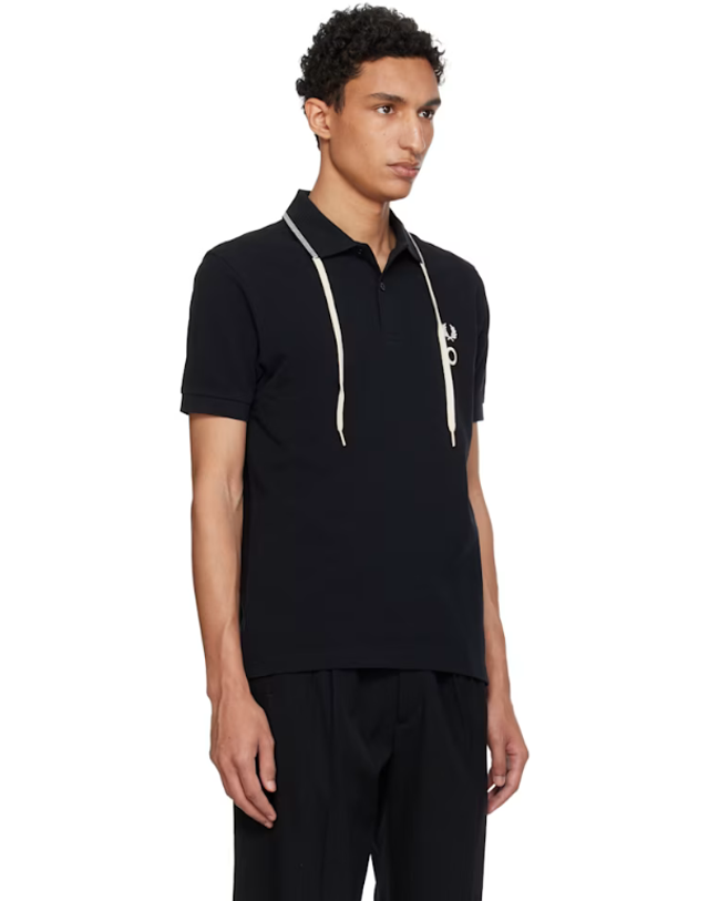 크레이그 그린 [해외직구] 크레이그 그린 블랙 Fred Perry 드로코드 칼라 폴로 셔츠 SM2118 TP873574183 착용컷