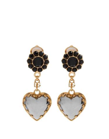 [해외직구] 26 FW 돌체앤가바나 Sacro Cuore heart pendant earrings WES8S2W1111 TP459164903