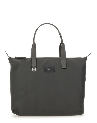 [해외직구] 25FW 돌체   가바나 Grey 토트 백 with 투 탑 H앤les 앤 로고 Plaque on the 프론트 in 테크 패브릭 Man BM2375AN4218B848 TP577412112