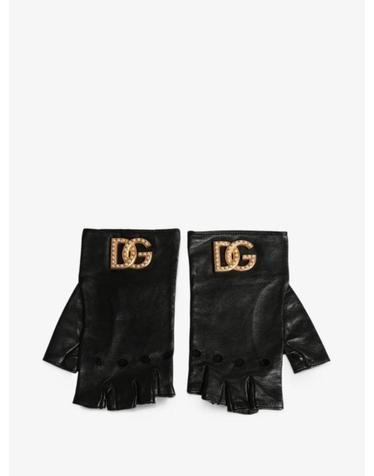돌체앤가바나 [해외직구] 26 FW 돌체앤가바나 pearl embellished fingerless gloves LB30348M TP460486242
