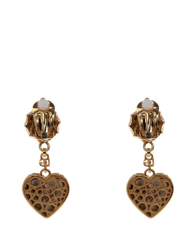 돌체앤가바나 [해외직구] 26 FW 돌체앤가바나 Sacro Cuore heart pendant earrings WES8S2W1111 TP459164903 착용컷