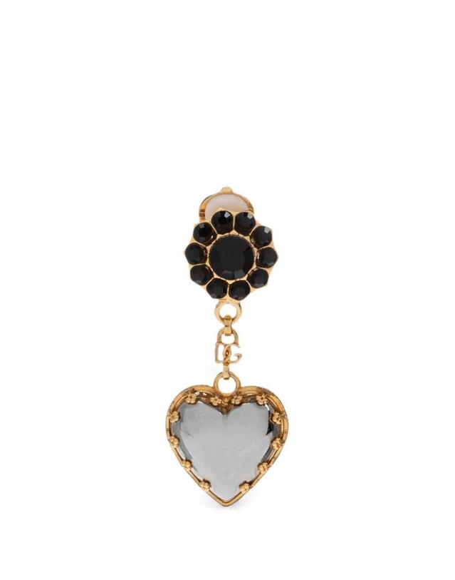 돌체앤가바나 [해외직구] 26 FW 돌체앤가바나 Sacro Cuore heart pendant earrings WES8S2W1111 TP459164903 착용컷