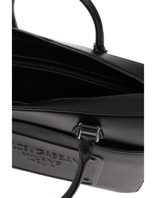 돌체앤가바나 [해외직구] Dolce Gabbana 밀라노 로고 태그 브리프케이스 BM2298AG218 80999 TP980166726 착용컷