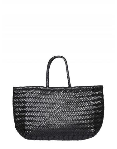 [해외직구] 26FW 드래곤 Diffusion 쇼퍼 백 Bamboo Triple 점프 with 투 h앤les 앤 블랙 레더 for 여성 8810BLACK TP578315445