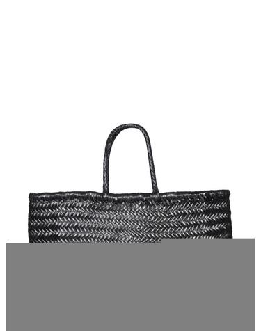 [해외직구] 26FW 드래곤 Diffusion 쇼퍼 백 Bamboo Triple 점프 with 투 h앤les 앤 블랙 레더 for 여성 8810BLACK TP572871710
