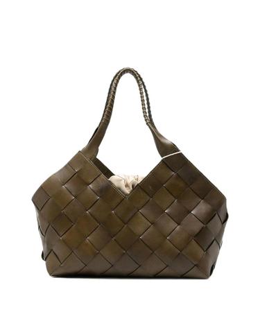 [해외직구] 26FW 드래곤 Diffusion 카키 Castello 우븐 레더 백 DGW681118111CASTELLOKHAKI TP582373402