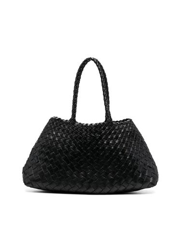 [해외직구] 26FW 드래곤 Diffusion Santa Croce 빅 블랙 우븐 레더 토트 백 DGW688928892SANTACROCEBIGBLACK TP582373401