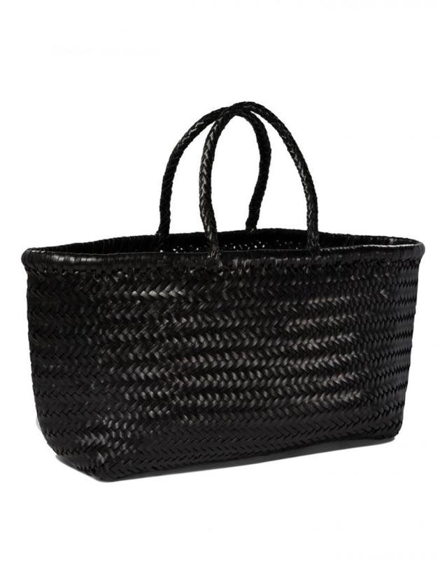 드래곤 디퓨전 드래곤 디퓨저 [해외직구] 26FW 드래곤 Diffusion 쇼퍼 백 Bamboo Triple 점프 with 투 h앤les 앤 블랙 레더 for 여성 8810BLACK TP578315445 착용컷