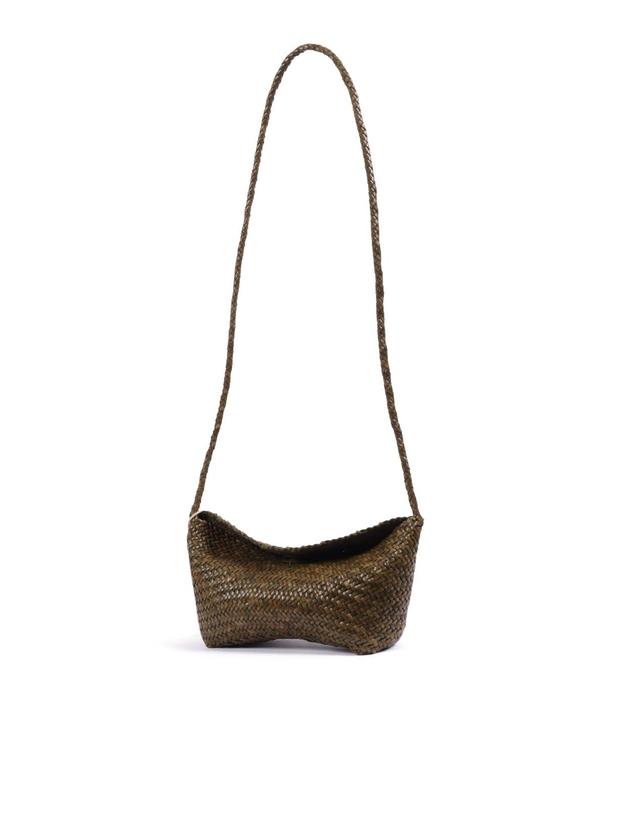 드래곤 디퓨전 드래곤 디퓨저 [해외직구] 26FW 드래곤 Diffusion CORSINA DIAGONAL WEAVE 숄더 백 WITH 플랩 21X14X9 CM DGW68701KHAKI TP582123288 착용컷