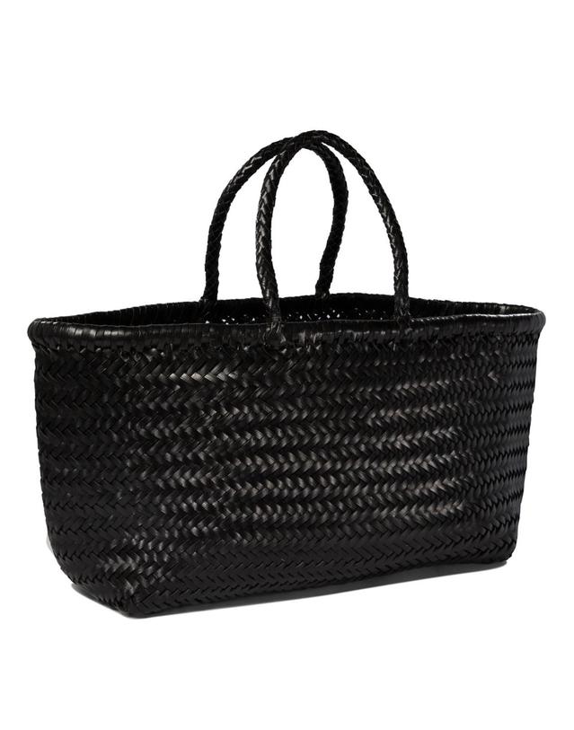 드래곤 디퓨전 드래곤 디퓨저 [해외직구] 26FW 드래곤 Diffusion 쇼퍼 백 Bamboo Triple 점프 with 투 h앤les 앤 블랙 레더 for 여성 8810BLACK TP572871710 착용컷