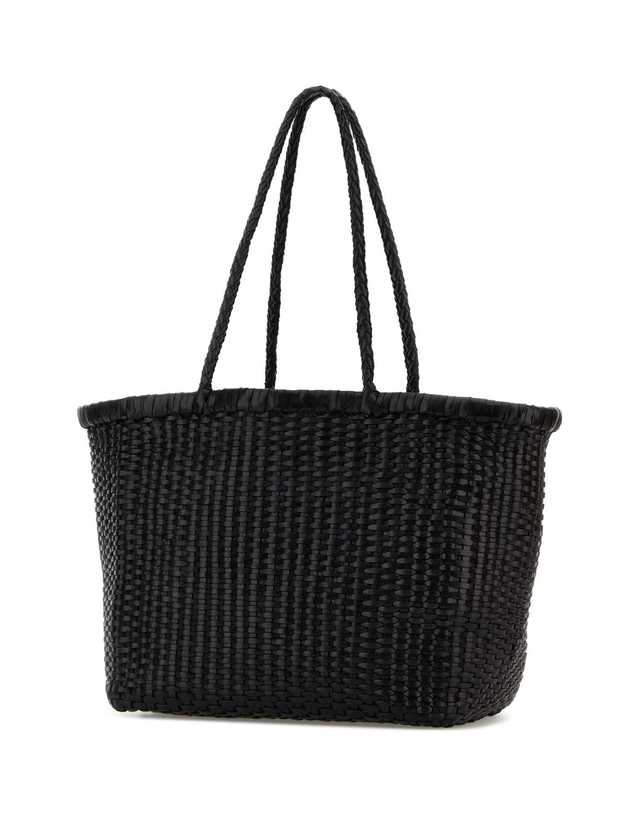 드래곤 디퓨전 드래곤 디퓨저 [해외직구] 26SS 드래곤 Diffusion 블랙 레더 B Weave 버켓 백 8804BLACK TP573614717 착용컷