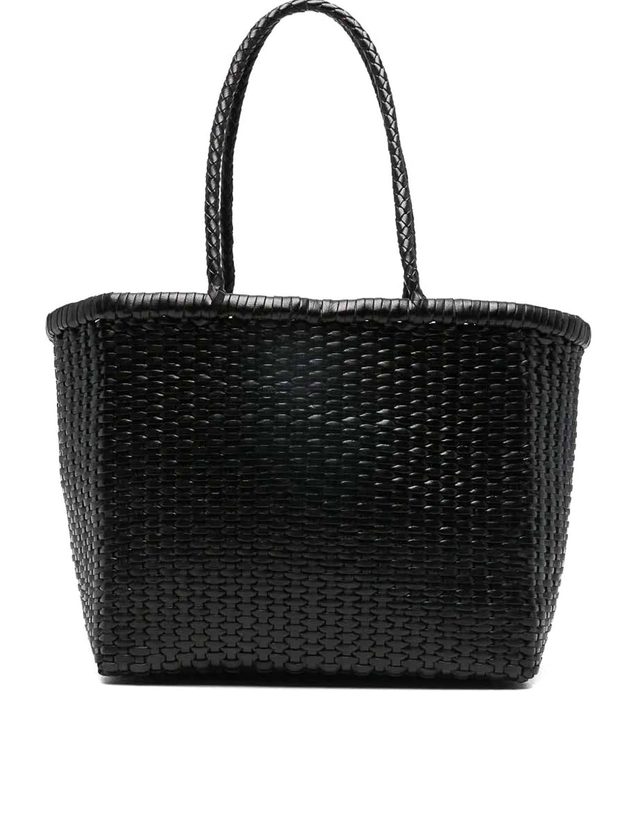 드래곤 디퓨전 드래곤 디퓨저 [해외직구] 26SS 드래곤 Diffusion 블랙 레더 B Weave 버켓 백 8804BLACK TP573614717 착용컷