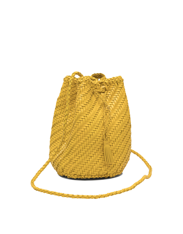 드래곤 디퓨전 드래곤 디퓨저 [해외직구] 26SS 드래곤 Diffusion Pompom 더블 점프 버켓 백 8838YELLOW TP575511394 착용컷