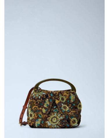 [해외직구] 26 FW 드리스반노튼 여성 Crisp Metallic Crossbody Bag dvn0265020grn