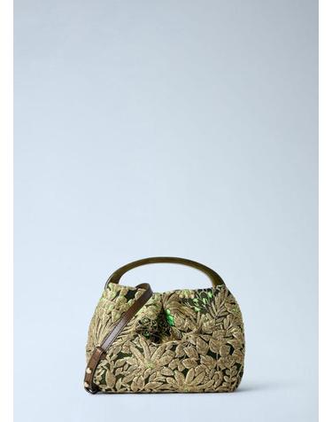 드리스 반 노튼 [해외직구] 26 FW 드리스반노튼 여성 Small Floral Jacquard Top Handle Bag dvn0266030san