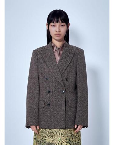 [해외직구] 26 FW 드리스반노튼 여성 Double Breasted Patterned Blazer 262 010400 4304 703 TP878243495