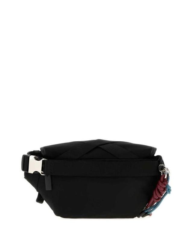 디스퀘어드2 [해외직구] Dsquared2 로고 지퍼 포켓 벨트 백 BBM008511700001 2124 TP980014907 착용컷