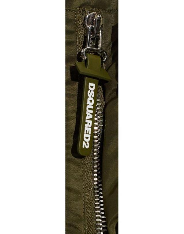 디스퀘어드2 [해외직구] Dsquared2 로고 지퍼 봄버 재킷 S74AM1744D35546 707 TP980121486 착용컷