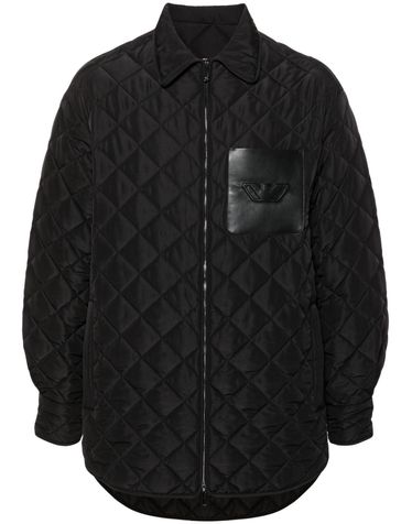 [해외직구] 24FW 엠포리오 아르마니 나일론 퀼팅 자켓 6D1B6V1K78Z0999 TP572920776