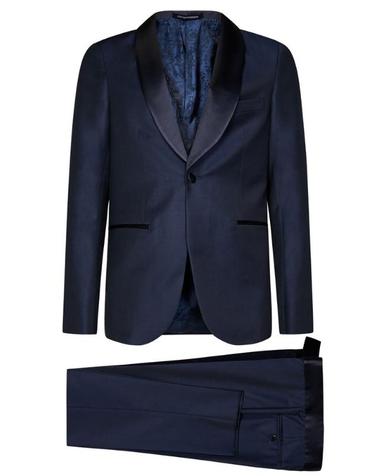 [해외직구] Emporio Armani 새틴 라펠 투피스 디너 수트 D41VWGD1576 921 TP980226137