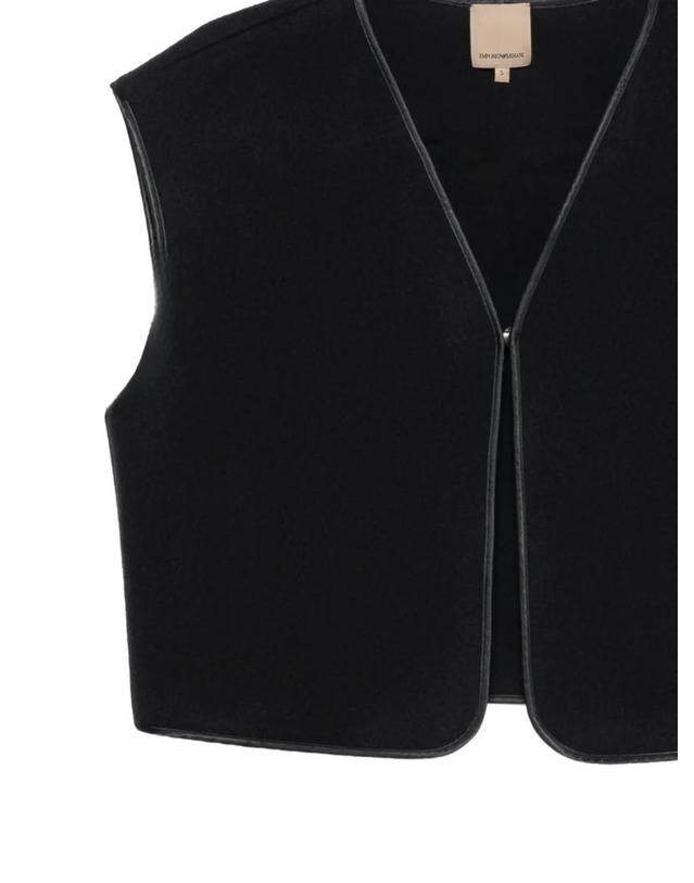 엠포리오 아르마니 [해외직구] 26 FW 엠포리오아르마니 piped trim gilet EW005277AF27999 TP457857247 착용컷