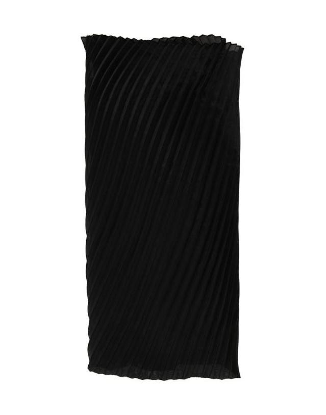 엠포리오 아르마니 [해외직구] Emporio Armani 주름 스카프 6322148A722099 00020BLACK TP980167960 착용컷