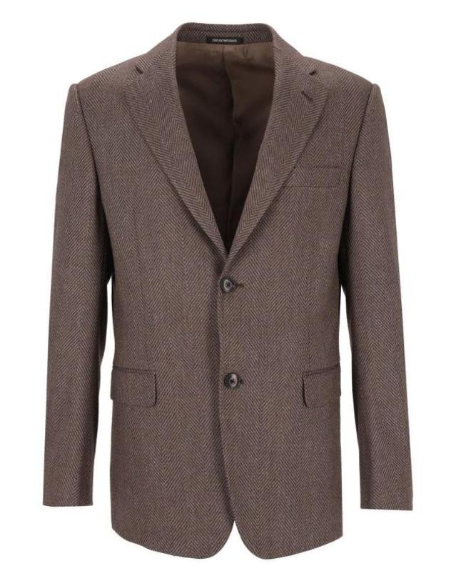 엠포리오 아르마니 [해외직구] Emporio Armani 싱글 브레스티드 투피스 수트 EM007297TE22970 F6124 TP980226732 착용컷