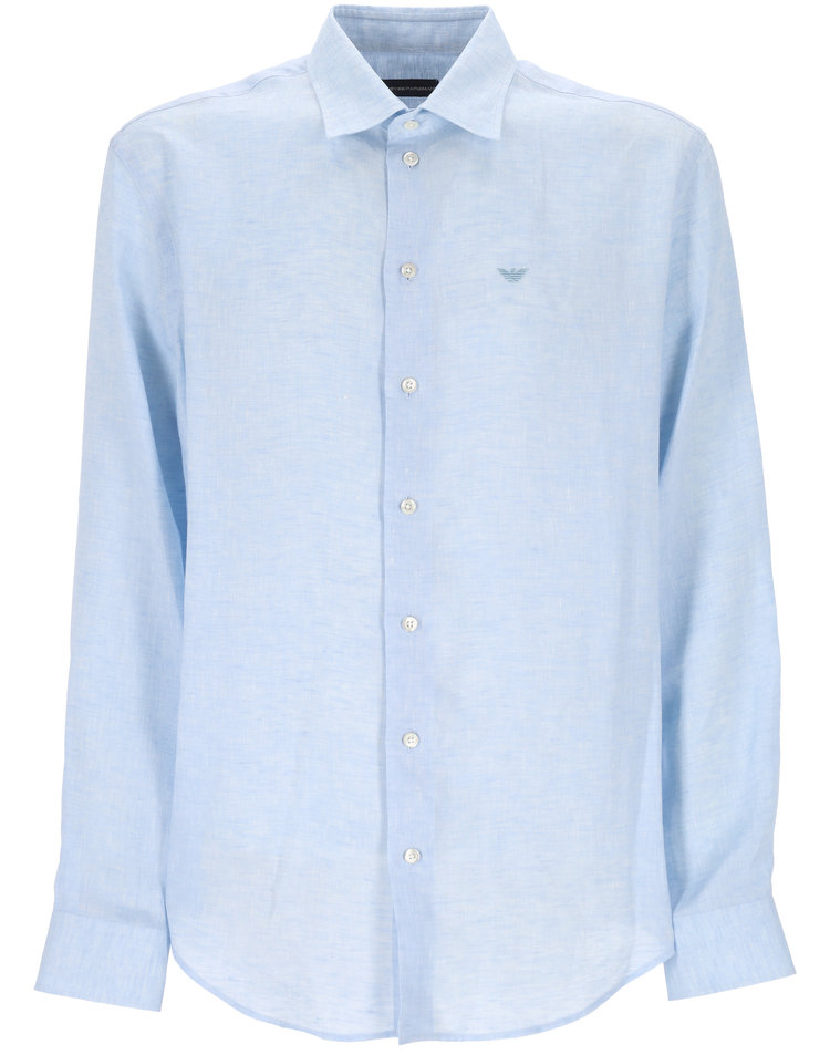 엠포리오아르마니 [해외] 25SS 엠포리오 아르마니 리넨 셔츠 01SM0L010F9700 TP572917312 DB9NXX08128