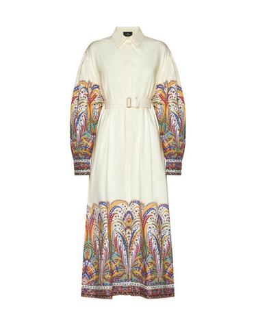 [해외직구] Etro 페이즐리 프린트 벨트 셔츠 드레스 WRHA002799SP525 X0800 TP976561296